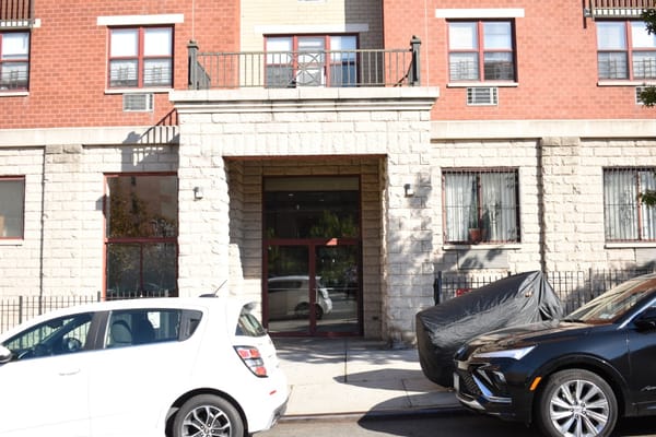 Exterior view of the assisted living facility entrance