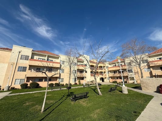 Exterior view of California Avenue Senior Housing complex