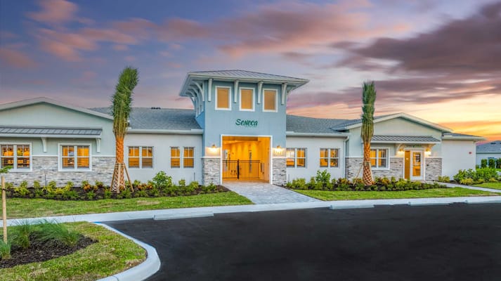 Exterior view of Seneca at Oak Creek entrance