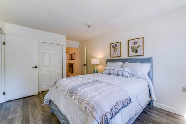 Well-furnished resident bedroom in the facility