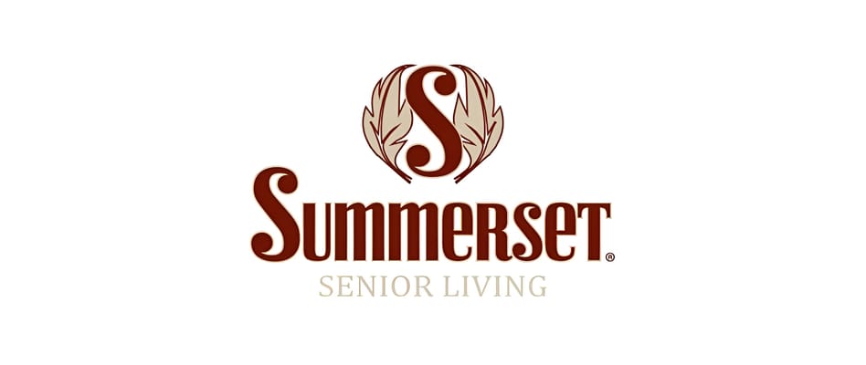 Summerset Senior Living logo with decorative elements