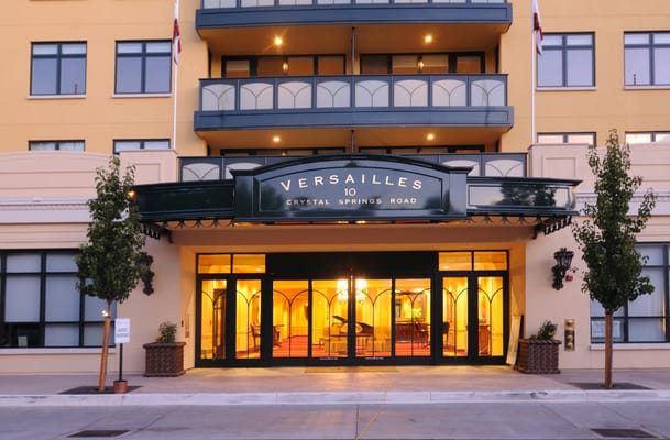 Exterior view of Versailles Senior Condominium Community entrance
