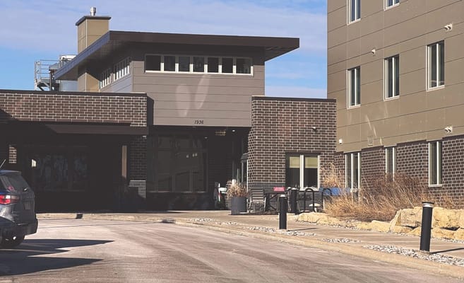 Exterior view of The Sonnet at Tennyson entrance