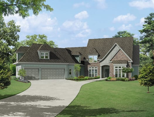 Exterior view of a modern assisted living facility