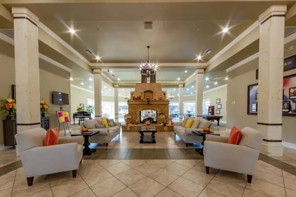 Interior common area with seating and decor