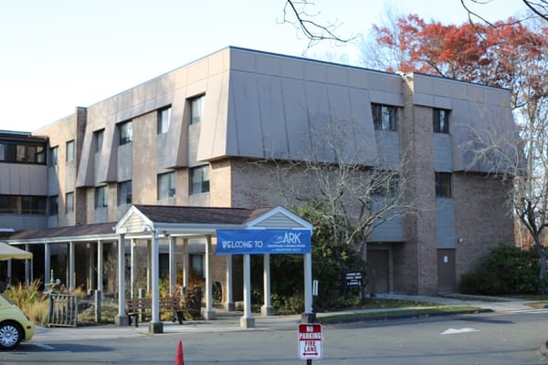 Exterior view of the Ark Healthcare facility building
