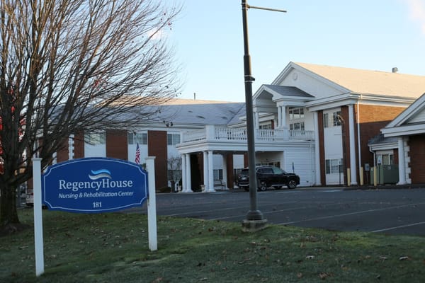 Exterior view of Regency House nursing facility