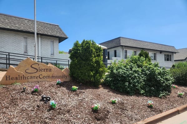Exterior view of Sierra Healthcare Community entrance