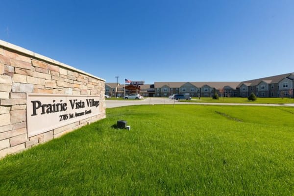 Exterior view of Prairie Vista Village entrance