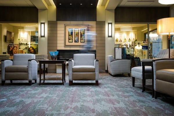 Interior common area with seating and decor