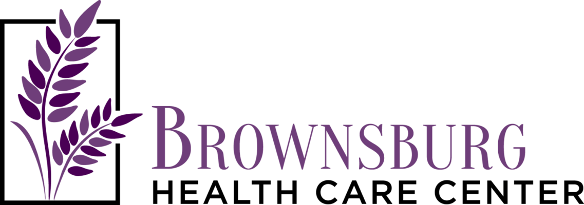 Company logo featuring stylized plant design