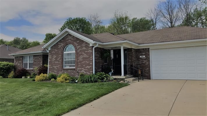 Exterior view of a senior living facility house
