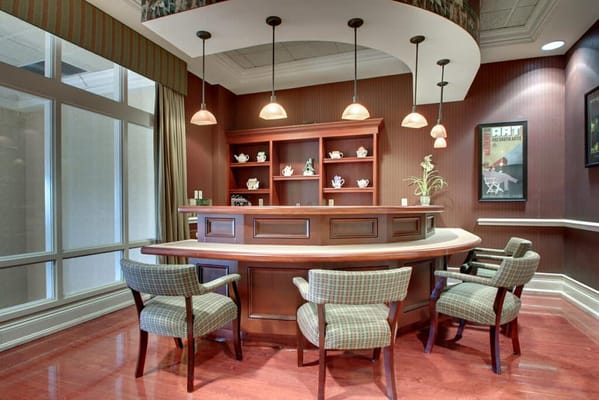 Welcoming reception area with modern decor