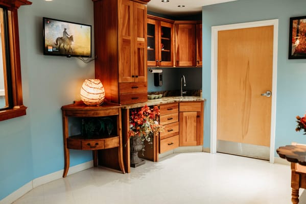 Interior view of a well-furnished common area