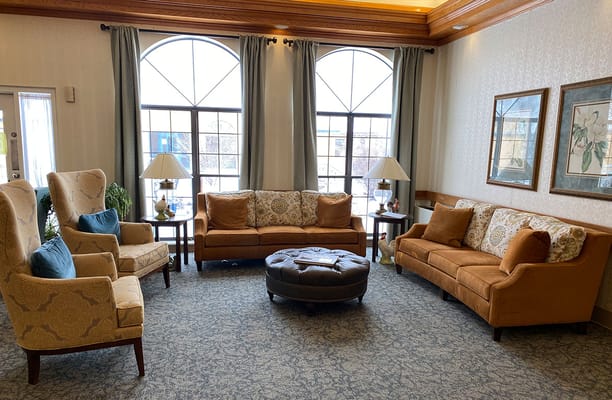 Cozy common area with comfortable seating