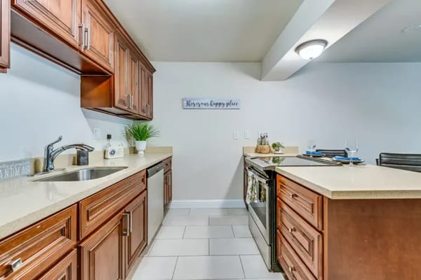 Well-equipped kitchen with modern appliances and decor