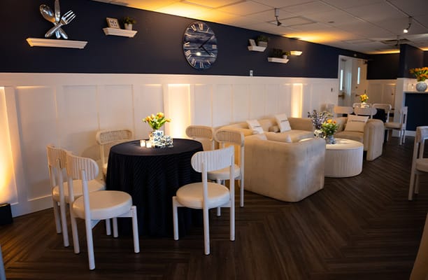 Interior common area with seating and decor