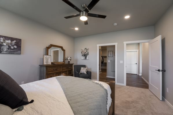 Cozy private resident room with modern decor