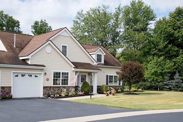 Exterior view of a senior living facility