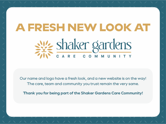 Logo for Shaker Gardens Care Community