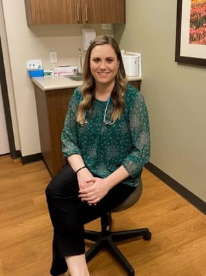 Female staff member in a clinic setting