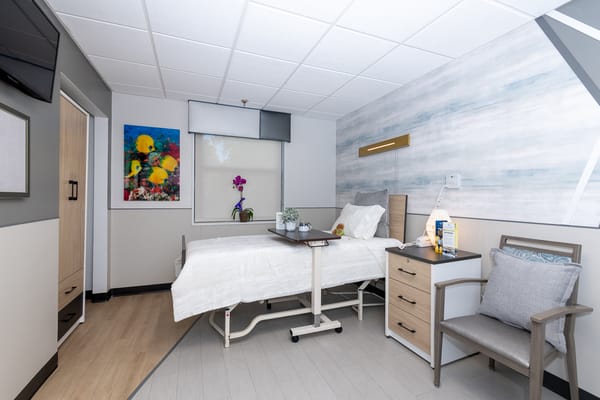 Cozy private resident room with modern decor