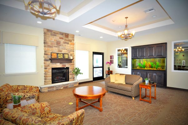 Interior common area with a cozy seating arrangement