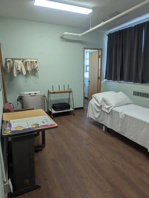 Interior view of a private resident room