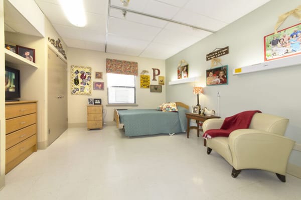 A private resident room with personal decor