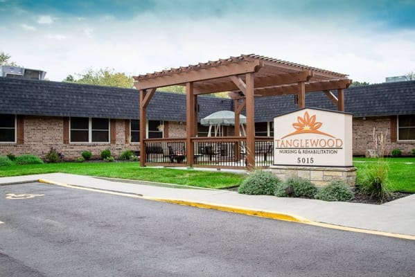 Front entrance of Tanglewood Nursing & Rehabilitation center