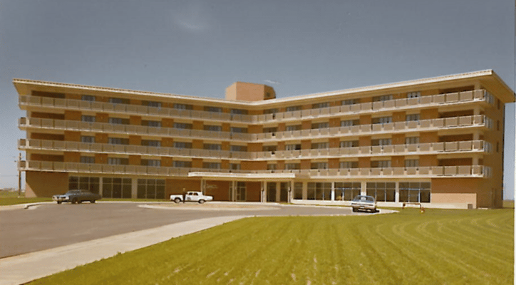 Exterior view of a nursing home facility