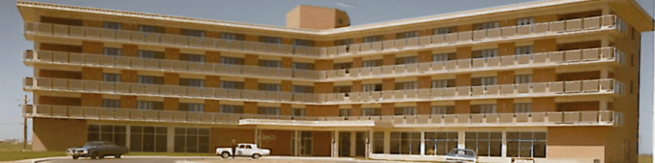 Exterior view of a nursing facility building