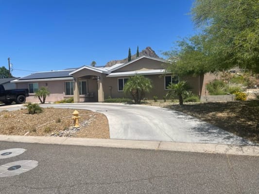 Exterior view of a senior living facility