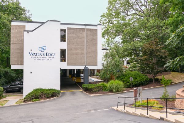 Exterior view of Water's Edge Rehabilitation and Nursing Center
