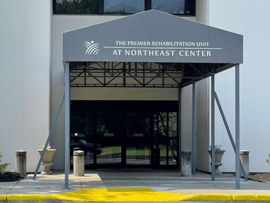 Entrance to the Premier Rehabilitation Unit at Northeast Center