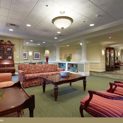 Cozy common area with comfortable seating