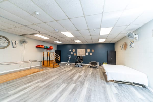 Interior view of a rehabilitation exercise room