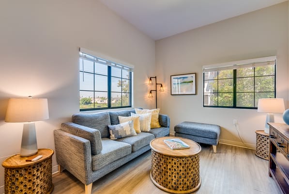 Cozy interior of a comfortable common area