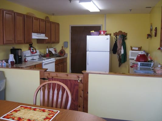 Well-equipped kitchen in a cozy living space