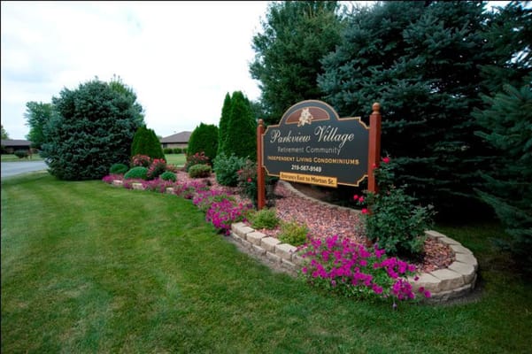 Signage for Parkview Village Retirement Community