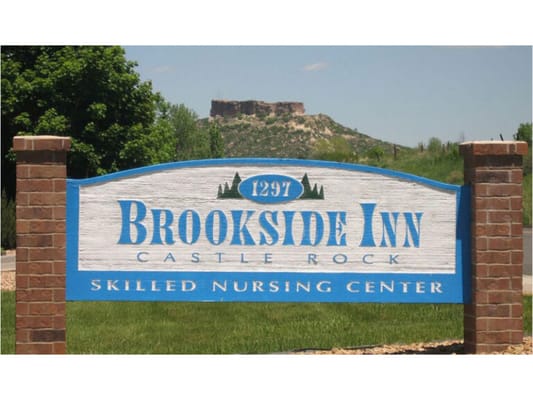 Sign for Brookside Inn Skilled Nursing Center