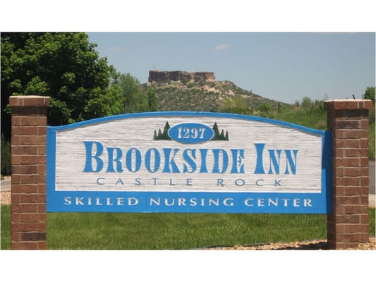 Sign for Brookside Inn Skilled Nursing Center