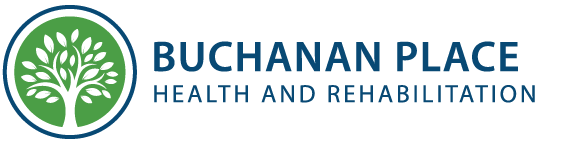 Buchanan Place logo with tree symbol