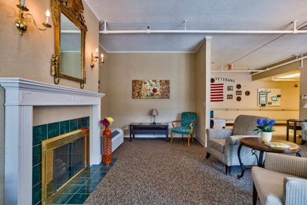 Interior common area with seating and decor