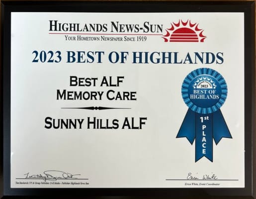 Sunny Hills Assisted Living (Memory