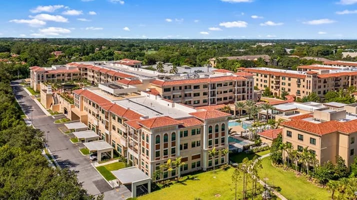 Aerial view of the Health Center at Sinai Residences