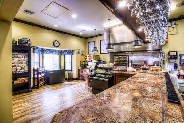 Interior view of a cozy cafe area in the facility