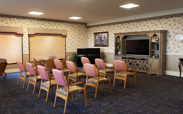 Interior common area with seating and decor