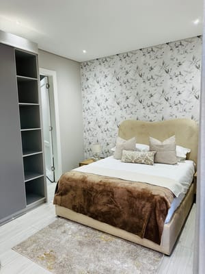 Stylish private resident room with decorative accents