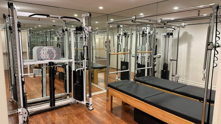 Interior photo of a gym facility with fitness equipment